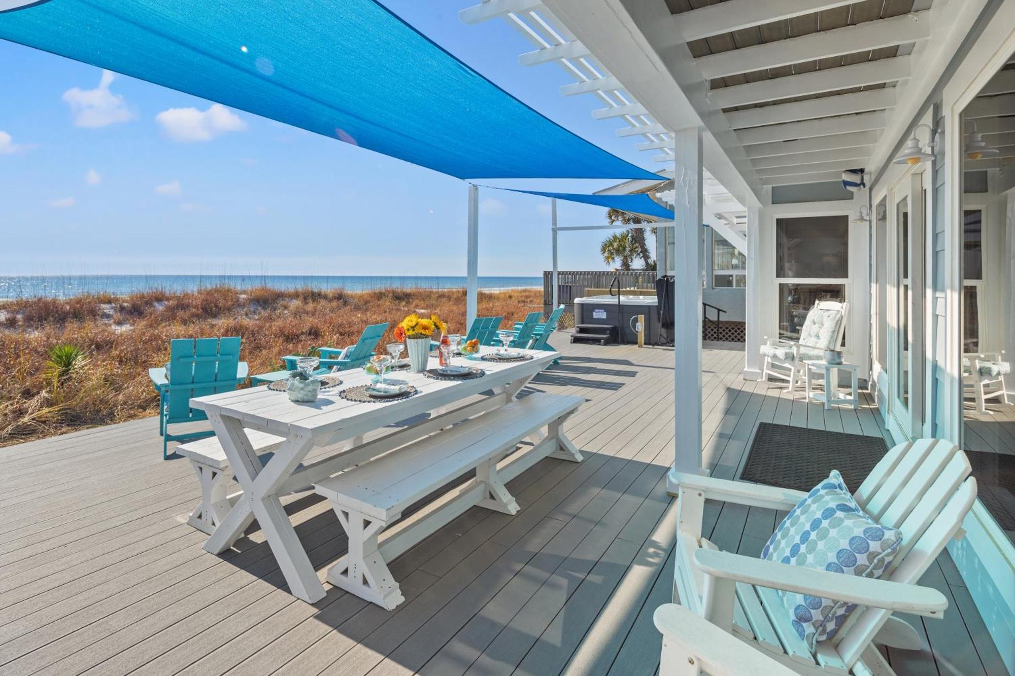 Luxury Gulf Front Property! Directly On The Beach! Sleeps 15! Panama City Beach Exterior foto